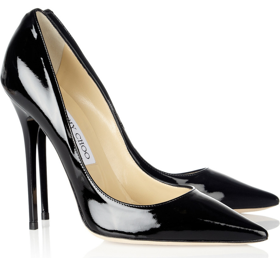 jimmy choo black high heels