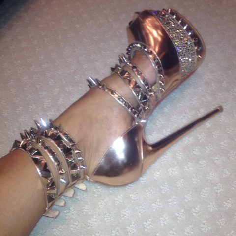 kim k louboutins