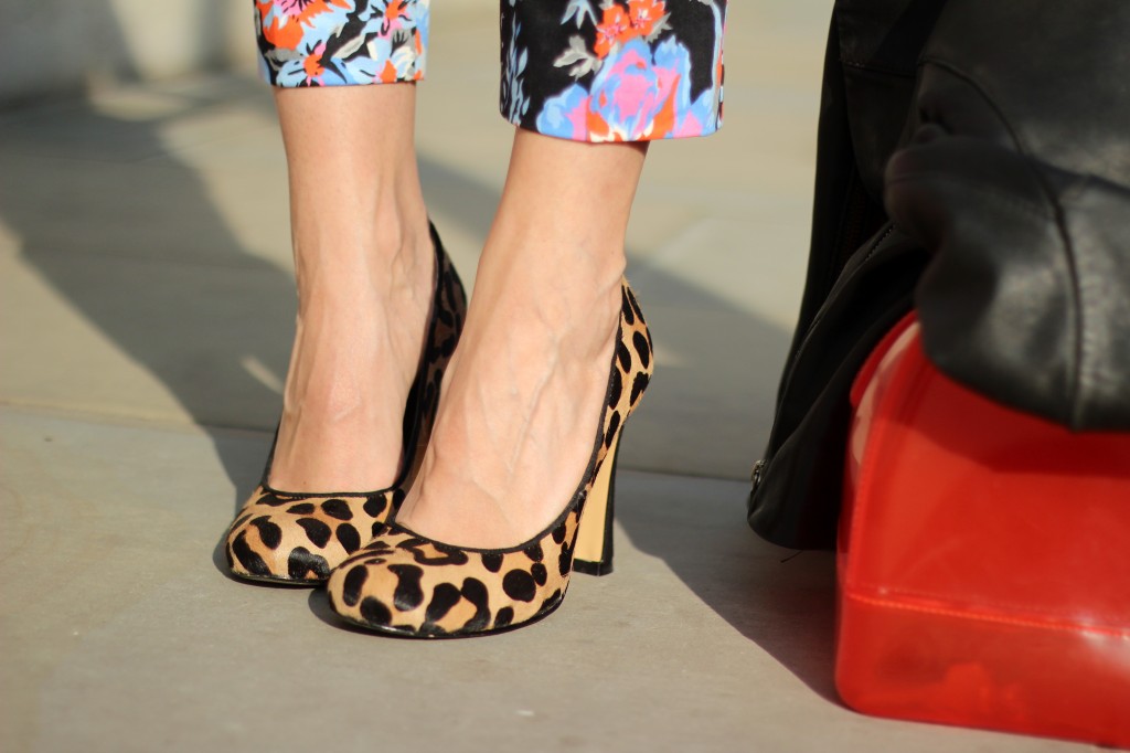 leopard heel