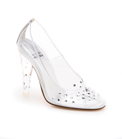 stuart weitzman clear heel