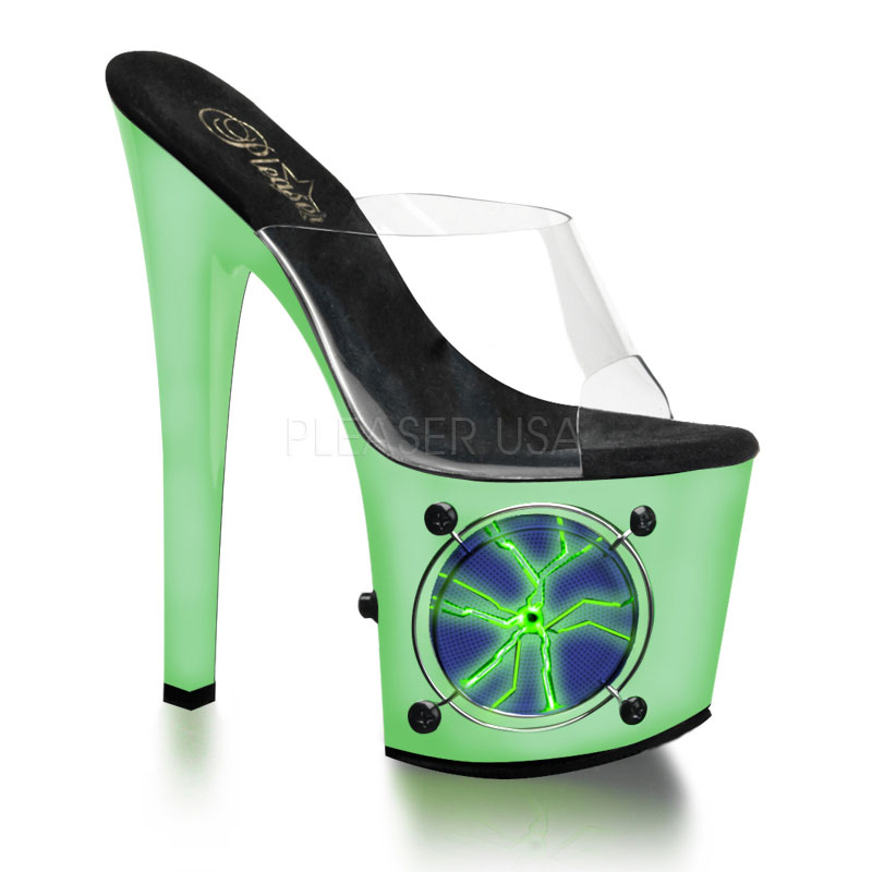 pleaser light up heels