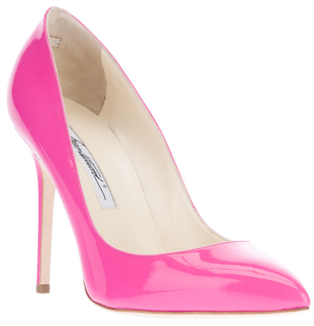 designer pink heels