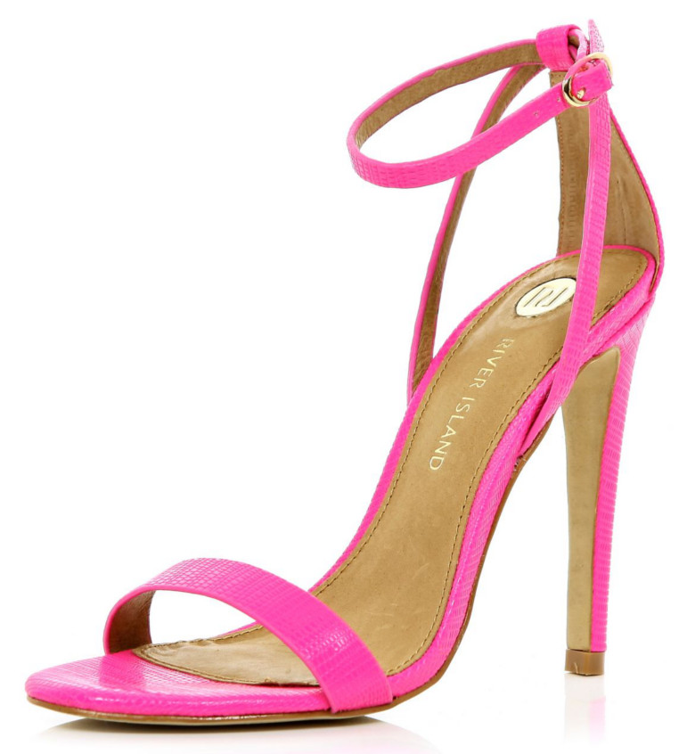 Pink Sandals Heels