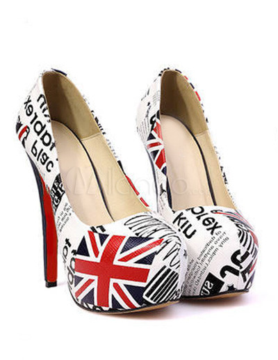 Union Jack high heels – High heels 