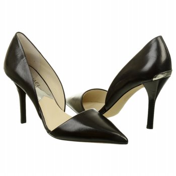 michael kors black high heel shoes