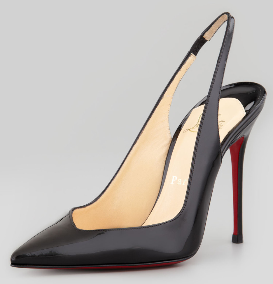 Leather heels Christian Louboutin Black size 41 EU in Leather - 40643073