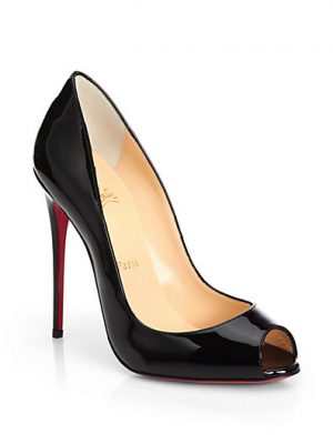 Youpi for these beautiful new peep toe Louboutins – High heels daily