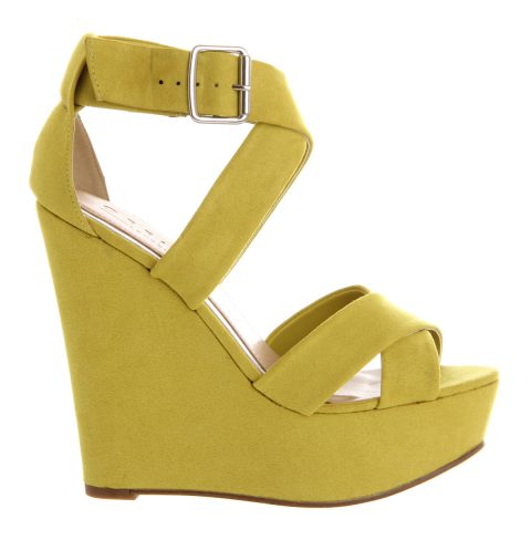 Yellow Wedge Shoe