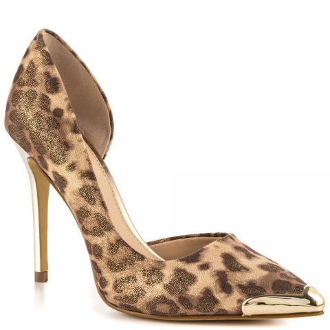 leopard print dorsay heels